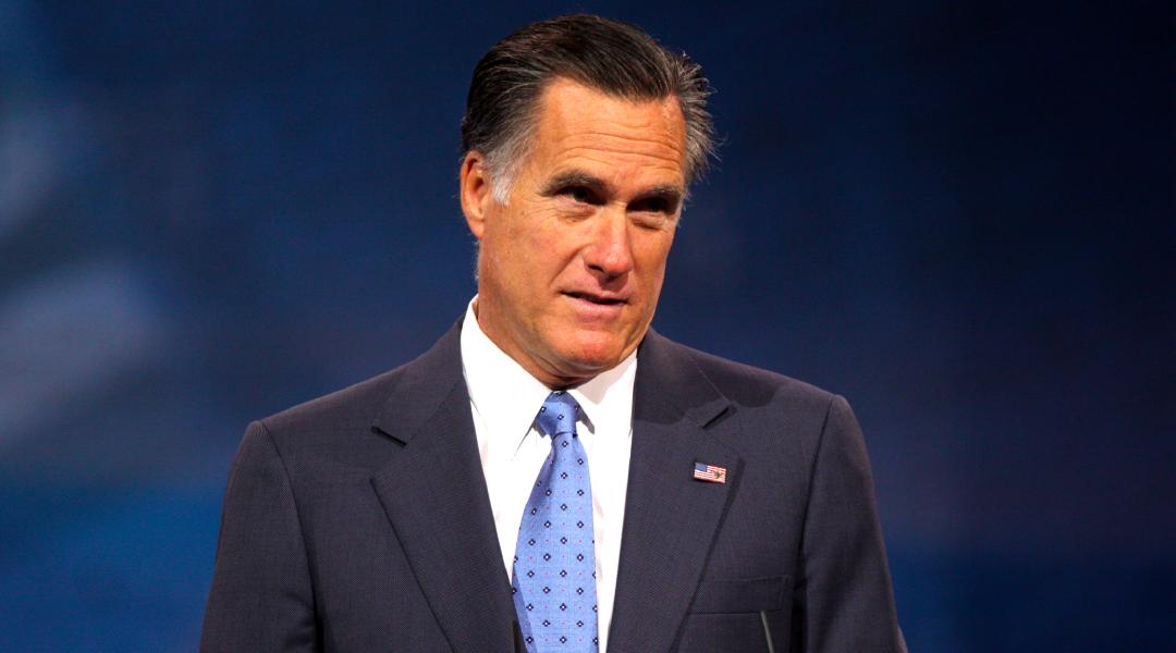 Mitt Romney just stabbed Republicans in the back yet again as he desperately begs for Democrats’ approval